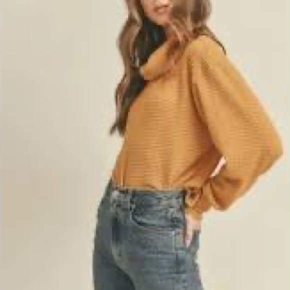 Free People Juicy Long Sleeve Cowl Neck Surplice Back Top Canyon Moon Size S NWT - Picture 4 of 10